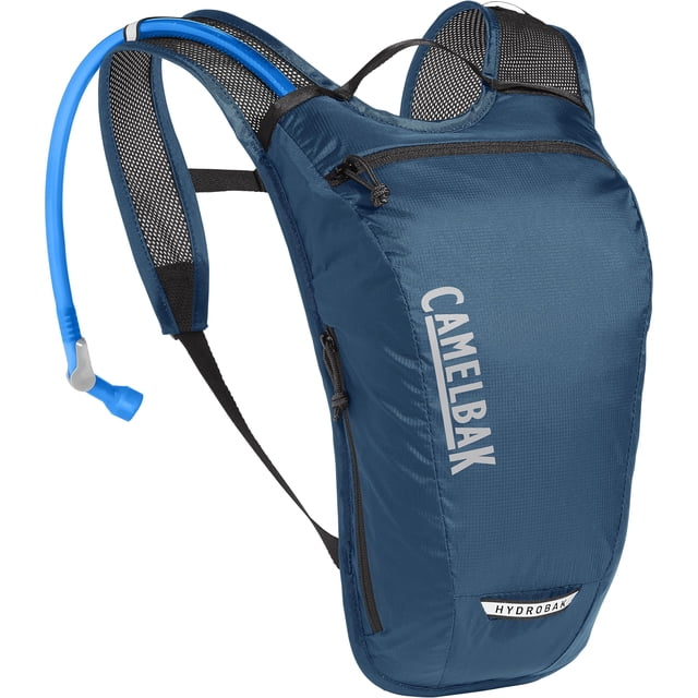 Mochila de hidratación para bicicleta CamelBak Hydrobak Light de 50 oz, azul marino Gibraltar/negro