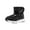 Black, variant on jsaierl Toddler Little Kid Snow Boots For Boys Girls Kids Outdoor Winter Shoes Cotton Boots