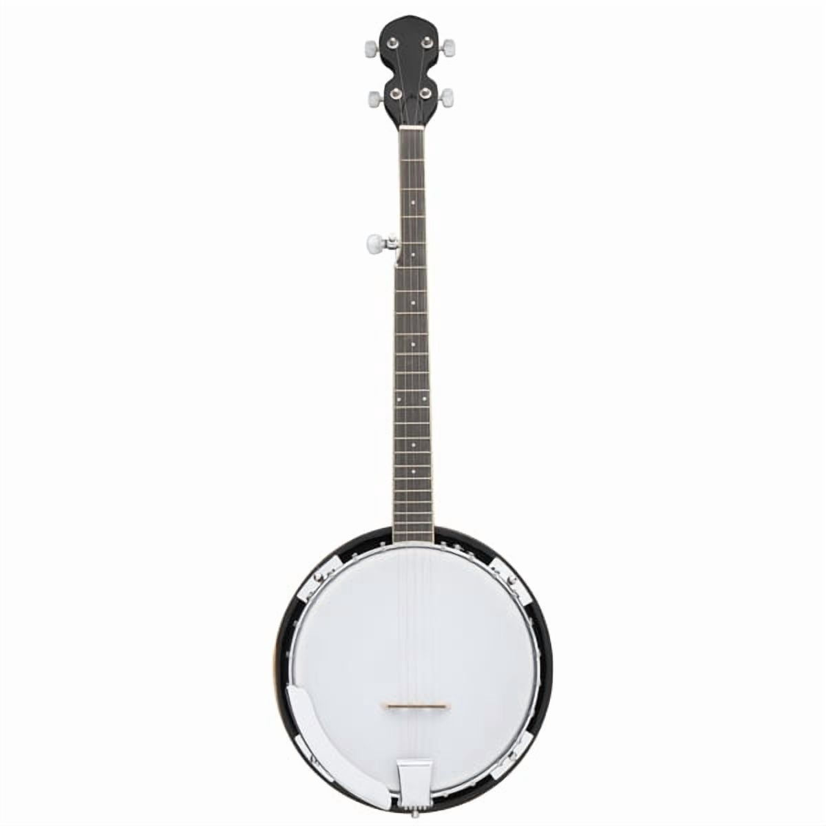 Full Size 5 String Right Handed Banjos Set with Closed Solid Sapele Back & Premium Mahogany Neck and Premium Accessories