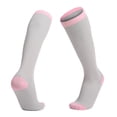 thumbnail image 1 of Calcetines de compresión para hombres y mujeres: los mejores calcetines de compresión para usar todo el día para mejorar el flujo sanguíneo y la hinchazón. Zhivalor BST3061414-2, 1 of 5