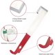 thumbnail image 2 of Candado Cerrojo Grapa Cerradura con llave Cerradura de puerta de metal de seguridad Pestillo de puerta, acero inoxidable mate (2 piezas, negro), 2 of 4