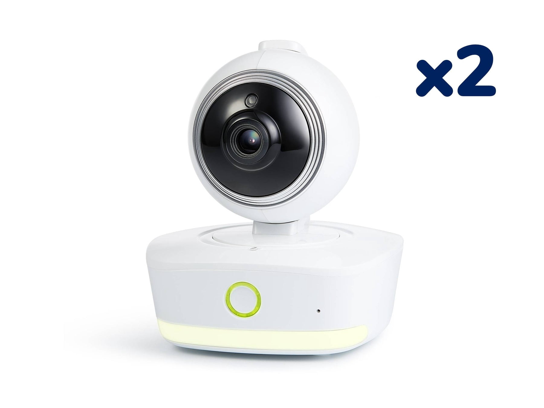 Bebcare Motion - Video Baby Monitor (2-Camera Bundle): 4.3" Ultra-Clear Screen, 360° Pan-and-Tilt Camera, Temperature Sensor, Motion and Sound Alert, Auto Baby Tracking Camera
