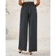 thumbnail image 3 of Pantalones de vestir de pierna ancha BTFBM 2025 de cintura alta para mujer, 3 of 7