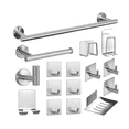 thumbnail image 1 of Juego Accesorios Baño Acero Inoxidable 21 Piezas, 1 of 5
