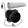 thumbnail image 4 of Lefu Ventilateur de ventilation d'Extraction de Conduit de Régulation de Vitesse pour Cuisine Maison Silencieux, 4 of 7