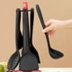thumbnail image 1 of Utensilios de cocina, accesorios de cocina, juego de siete espátulas de silicona resistentes al calor y aptas para uso alimentario, para sartenes antiadherentes. Incluye espátula, cucharón, colador y, 1 of 6