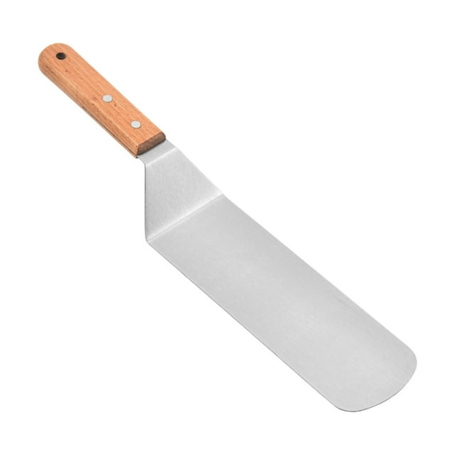 Best Valentine Gifts 2026 Tableware Gifts Stainless Kitchen Spatula Set With Wooden Handle Multi Purpose Grilling & Cooking Utensils For BBQ Flipping And Baking