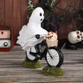thumbnail image 2 of Estatua de resina de Halloween montando bicicleta con forma de fantasma para decoración de jardín, 2 of 2
