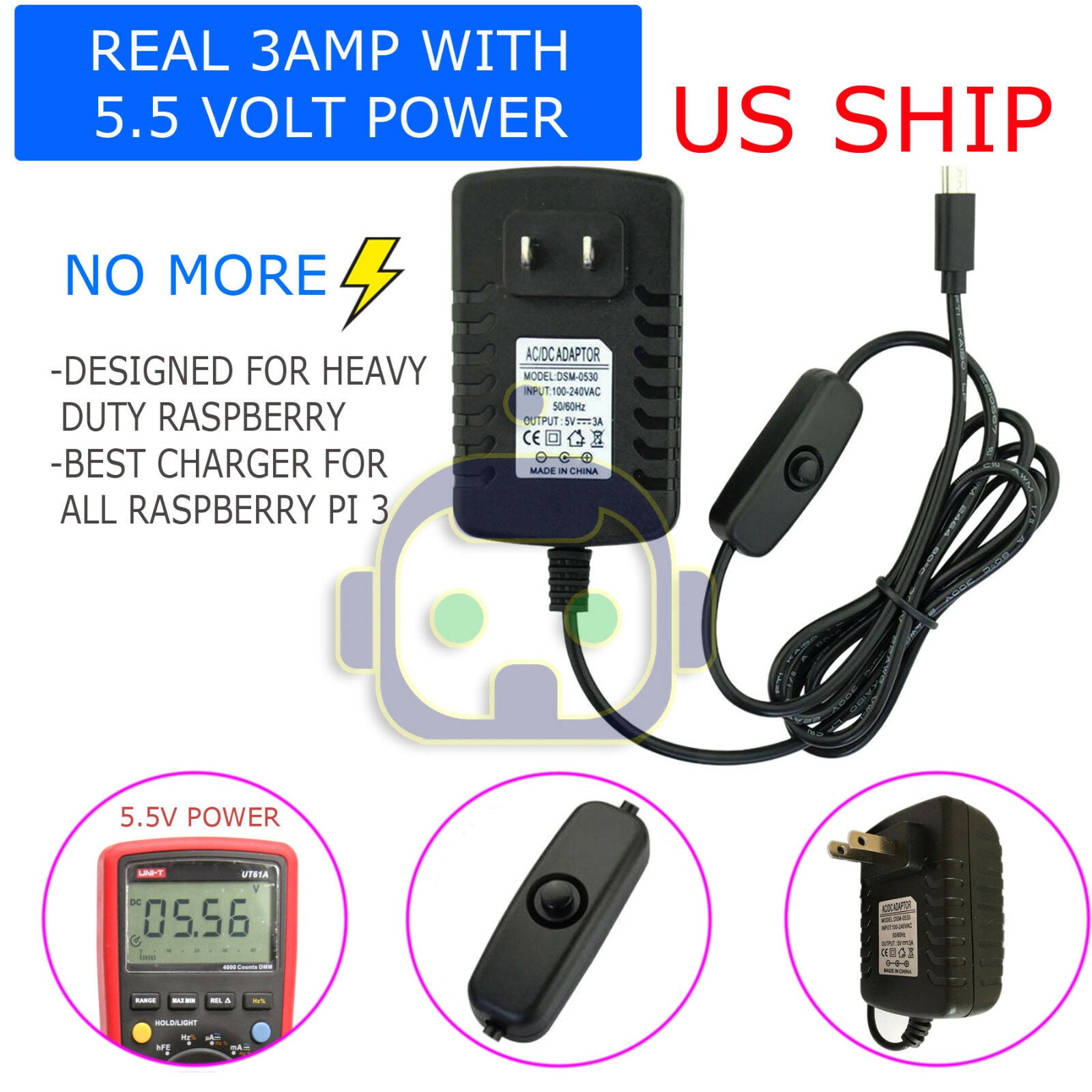 Raspberry Pi 3b Plus Power Supply Raspberry Pi 3b Plus Power Supply