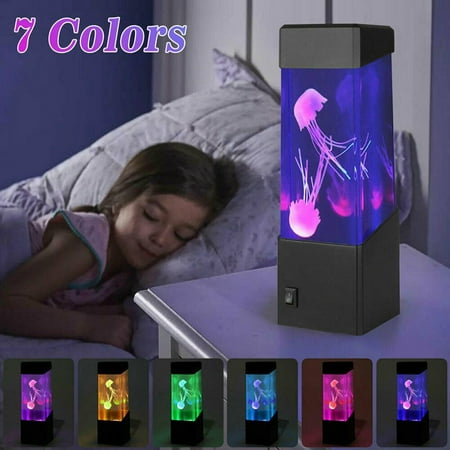 

YEAHOO Jellyfish Light Lava Lamp Aquarium LED Multicolor Lighting Mood Night Light