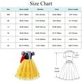 thumbnail image 2 of Dreamtale Snow White Costume Disney Princess Cosplay Dress Up Gift for Child on Christmas Birthday Carnivals, 2 of 8
