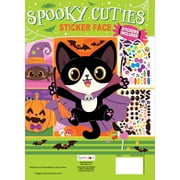 Spooky Cuties Create-A-Face Sticker Face Book for Kids, Halloween Activity Book with Stickers