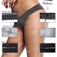 thumbnail image 3 of LAICAIW Sexy High Waist Tights Sparkle Rhinestone Fishnets Party Rhinestone Mesh Stockings, 3 of 7