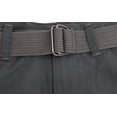 thumbnail image 3 of Men's 100% Cotton Classic Fit Woven Belt Multi Pocket Casual Cargo Shorts (Olive, 44), 3 of 3