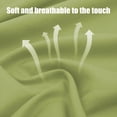 thumbnail image 2 of Hiroekza Premium CAL King Bedding Set, Sheet Set, Cooling Bed Sheets for Hot Sleepers - 3-Piece, Solid Color, Breathable, Bed Cover with Pillowcases Machine Washable Green, 2 of 5