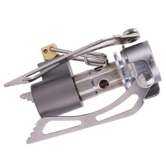 Mini estufa de gas Cola para acampar quemador turístico Plegable Ligero Horno de acero inoxidable