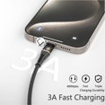 thumbnail image 3 of Cable USB C corto Acevien, 60 cm, 3 unidades, carga rápida para iPhone, 3 of 7