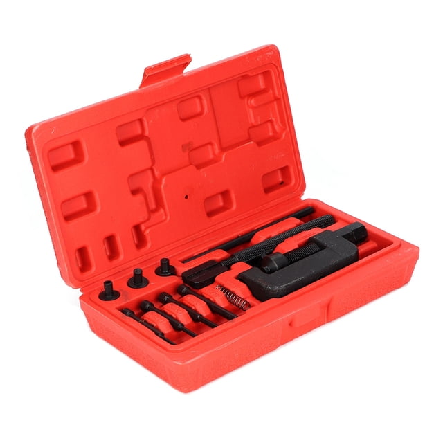 Motorcycle Bike Chain Breaker Splitter Link Riveter Riveting Repair Tool Kit Set