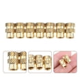 thumbnail image 3 of MasteelfCA 20pcs Furniture Insert Nut Socket Threaded Insert Nuts Copper Furniture Screw, 3 of 8