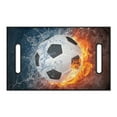 thumbnail image 2 of Xoenoiee Water Fire Splatter Soccer Pattern Golf Cart Seat Towel Protector Anti-Hot Portable Decorative Golf Cart Cover Universal for Most 2-Person Seats Club Car Accessories, 2 of 5