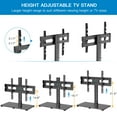 PERLESMITH Universal TV Stand for 3775" Flat Screen TVs with Height