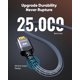thumbnail image 5 of Cable HDMI Highwings 8K@60Hz 2,5 m 48 Gbps de nailon trenzado, 5 of 8