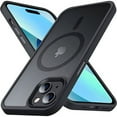thumbnail image 1 of Entronix Funda Resistente y Magnética Compatible con iPhone 15 Plus: Protección Mate a Prueba de Golpes con Bordes Reforzados, Color Negro, 1 of 7