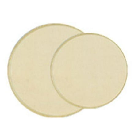 Round Electric Stovetop Burner Cover Set of 4, Almond