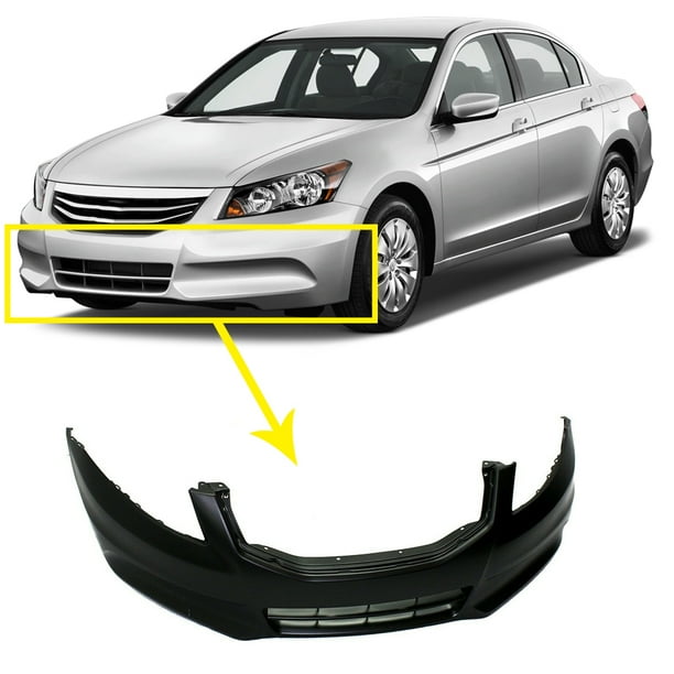 Front Bumper Cover Fascia Primered Ho1000278 Replacement For 2011 2012 Honda Accord Sedan Walmart Com Walmart Com