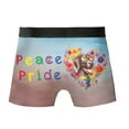 thumbnail image 2 of Peace Love Pride German Shorthaired Pointer with Rainbow Sunglasses LGBT LGBTQ+ All Over Print Boxer Briefs Underwear for Men Dad GSP Lover Dog Gift - 01004, 2 of 6