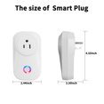 thumbnail image 1 of TRIDENT Tuya Home Wifi Smart Electrical Plug With Socket Customized Timer Outlet for Google Home Alexa Smart Plug, 1 of 17