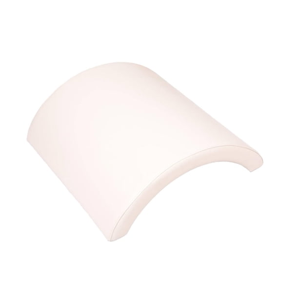 Dualoai Pilates Barrel Balance Training Exercise Stretching Curved Fitness Equipment Beige White