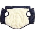thumbnail image 3 of Abrigo para perros de 2 capas resistente al viento con forro polar extra cálido y suave, 3 of 5
