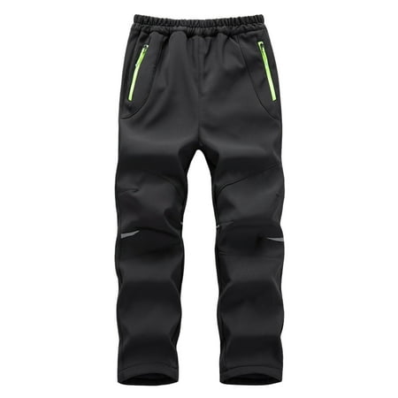 Honeeladyy Kids Snow Ski Pants Boys Girls Christmas Outdoor Waterproof Windproof Fleece Warm Hiking Snowboard Pants #Cd-Thanksgiving Gift