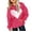 Hot Pink, variant on Mercatoo Girls Oversized Heart Hoodies Fall Winter Trendy Pullover Hoodie Pocket Personalized Graphic 𝐇ooded Sweatshirts