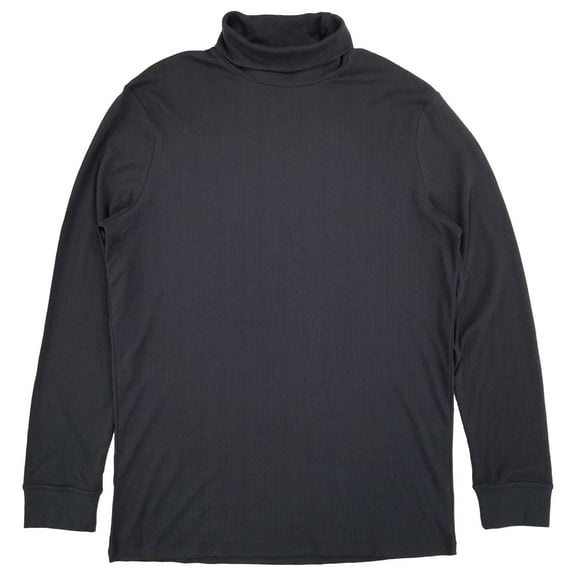 Shaquille O'Neal XLG Mens Big & Tall Dark Gray Mock Neck Long Sleeve Shirt 4XL