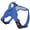 Blue, variant on Nieyigj Dog Harness Multifunctional Reflective Adjustable Oxford Cloth Pet Saddle Harness Soft Padded Vest for Small Medium Dogs Pets, Orange S (Chest: 16.93-20.47 inches / 43-52 cm)