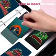 thumbnail image 4 of Carpeta de tarjetas coleccionables ZHAOCHENG con fundas y cremallera PARA 400 tarjetas, 4 of 5