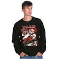 thumbnail image 4 of Cool Urban Popeye Talk is Cheap Men's Crewneck Sweatshirt Brisco Brands S, 4 of 6
