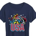 thumbnail image 3 of Marvel - USA - Women's Short Sleeve Graphic T-Shirt, 3 of 5