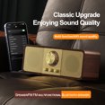 thumbnail image 3 of Sistema de Audio Multifuncional Mondo Elite con Radio, Bluetooth, Wi-Fi y Control por Voz, Reloj Despertador Personalizable y Ecualizador de 5 Bandas (Altavoz Estéreo con Subwoofer), 3 of 5