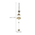 thumbnail image 2 of AURARMLET Metal Hanging Bell Wind Chimes with Polished Alloy for Garden, Outdoor, Patio, and Home Decoration, 2 of 8