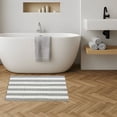 thumbnail image 2 of 40x60cm Stripe Area Rug Soft Modern Striped Rug Easy Clean Decorative Floor Mat for Living Room Bedroom, 2 of 4