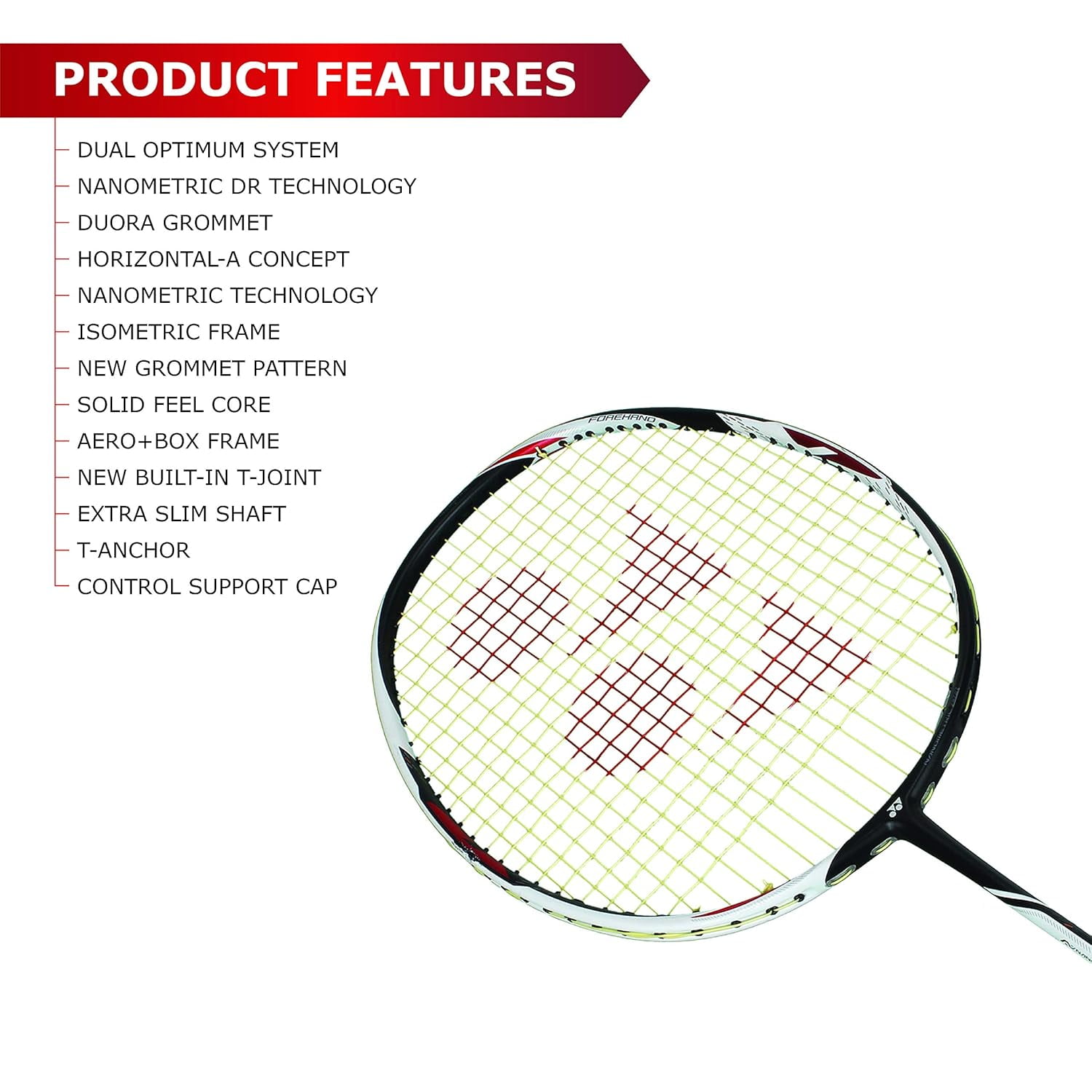 Yonex DUORA Z STRIKE Professional Graphite Badminton Racquet With