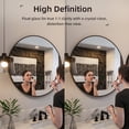 thumbnail image 6 of Niveal 24" Wall Round Mirror Modern Circle Framed Vanity Bathroom Mirror, Black, 6 of 13