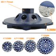 thumbnail image 4 of DT-DIATOOL 4 Inch Concrete Grinding Wheel Granite Marble with Turbo Row Diamond Segment, 4 of 4