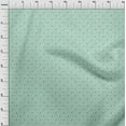 thumbnail image 4 of oneOone Cotton Cambric Mint Green Fabric Hearts Print Craft Projects Decor Fabric Printed By The Yard 56 Inch Wide, 4 of 5