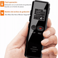 thumbnail image 2 of Grabadora De Voz Digital,64gb Grabadora Reducción De Ruido NEGRO, 2 of 5