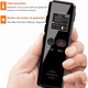 thumbnail image 2 of Grabadora De Voz Digital,64gb Grabadora Reducción De Ruido NEGRO, 2 of 5