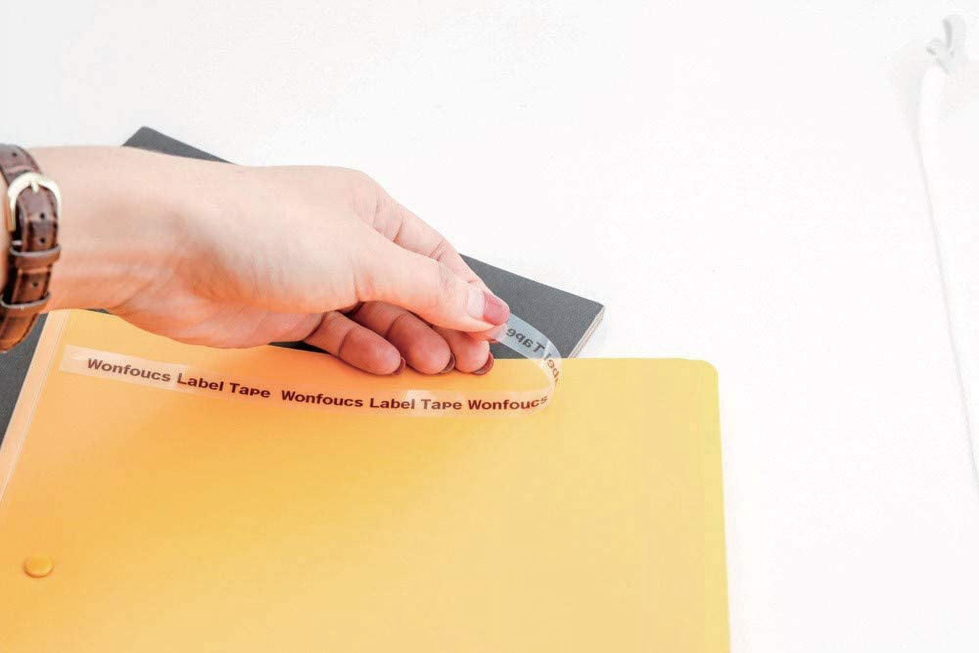 UBICON Handheld Multi Function Label Printer for Oranigzing Home and Office | Compatible with Many Label Sizes and Colors | (Orange)
